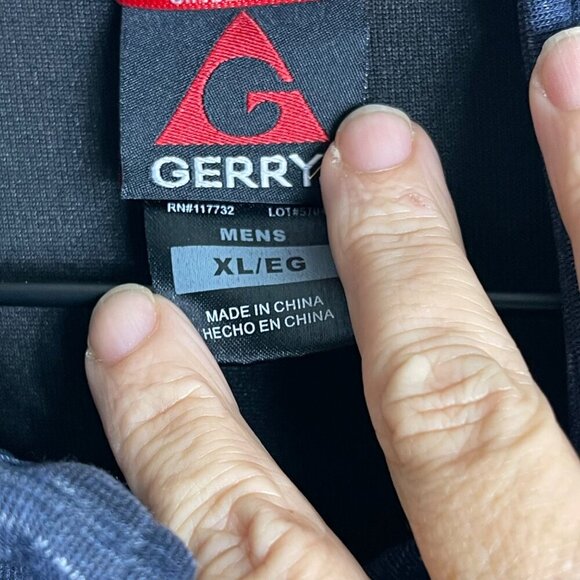 Gerry Men’s XL Black Full Zip  – Cotton Blend, Casual Outdoor Jacket - Picture 5 of 7